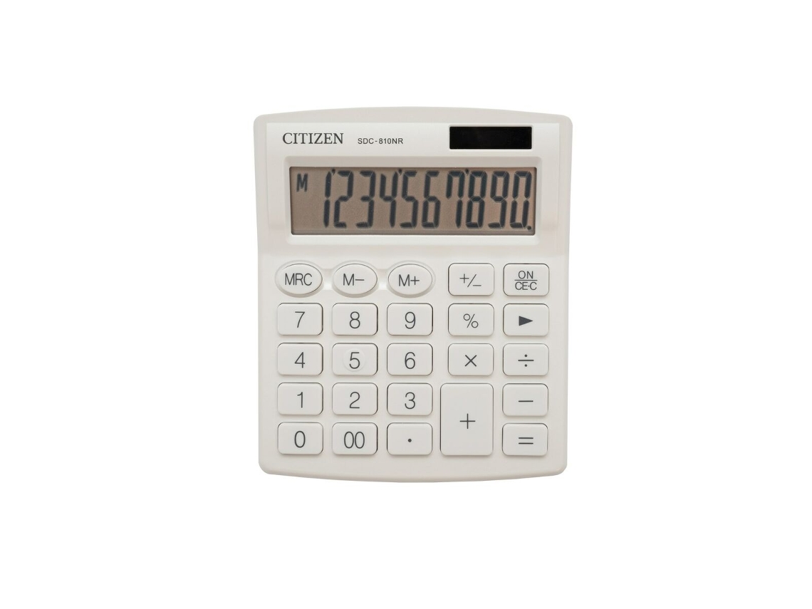 Calculadora CITIZEN SDC810NRWHE Branco Plástico