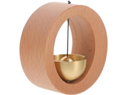 Campainha De Madeira Para Lojista, Ideal Para Decoração De Entrada.