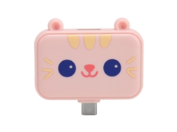 Dock Type C 3 em 1 LAXISCREED Usb3.0 Usb2.0 Rosa