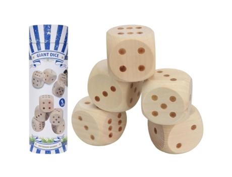 Juego Dados Madera Gigante Playsports