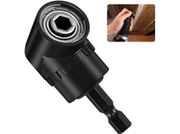 Chave De Fenda Com Adaptador 105°, Furadeira Angular, Fenda, Suporte Multifuncional Para Bits Angulares Encaixe Magnético 1/4". -aquaforge