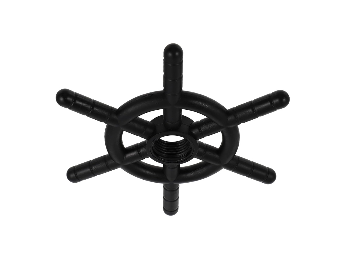 Cabeça De Enxágue Para Limpador De Copos Snowflake, Plástico Preto | Acessório