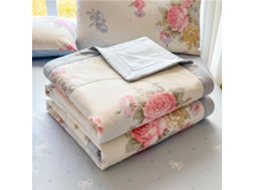 Colcha Acolchoada Fansu 3 5 Tog Capa de Cama Manta para Ar Condicionado Enchimento Algodão Sofá com Estampa Fl