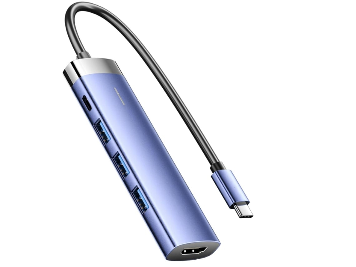 Hub Usb C Tgesb Dock de Expansão 5 em 1 Azul