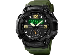 Lurelia Relógio Digital Desportivo, Visor Digital, Led, Cronómetro, Alarme, Data/calendário, 12/24h, Resina, Resistente À Água, Preto