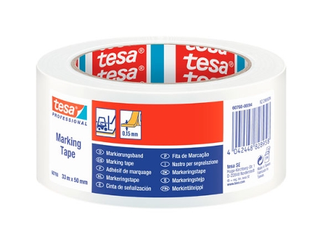 Fita Adesiva TESA TAPE Sinalização Temporal Branco