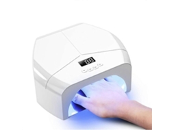 Lâmpada Uv para Unhas, Máquina de Fototerapia para Unhas, Lâmpada Uv para Secagem Rápida de Esmalte em Gel, Lâmpadas Led, Plugue Ue NOSTALGIA88