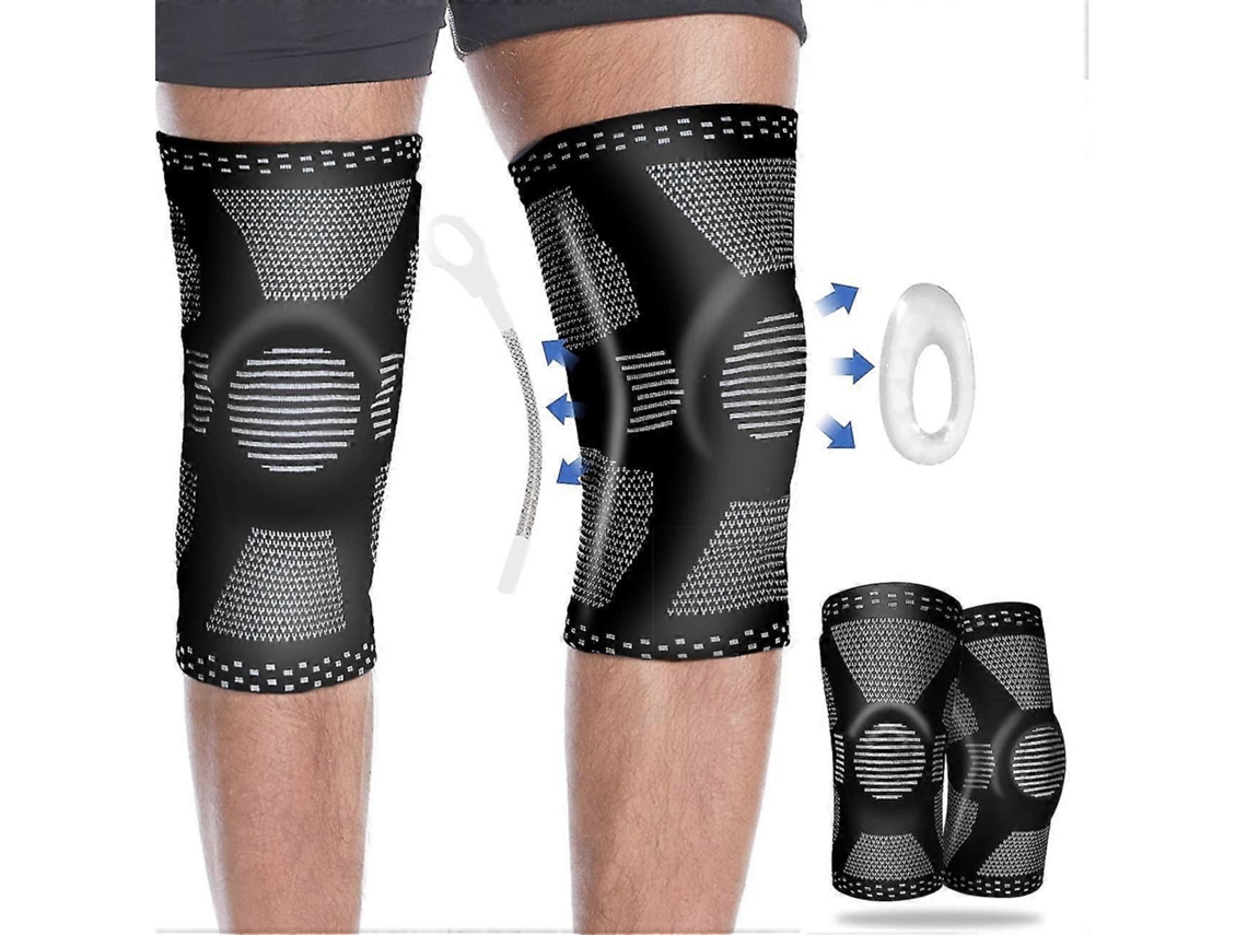 Pacote Com 2 Joelheiras Profissionais Para Mulheres/homens Com Almofadas Patelares E Laterais Aquaforge