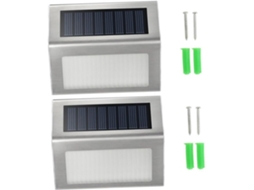 Luminária De Parede Externa Com Energia Solar, Luminárias De Parede Led Solares Para Pátio E Jardim. Gokoco