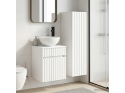 Vidaxl Conjunto De Móveis Para Banheiro 2 Unid. Branco
