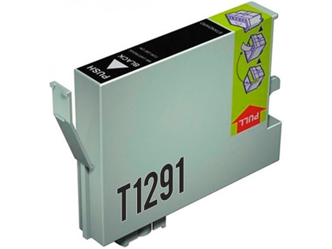 Tinteiro EPSON Compatível T1291 Preto