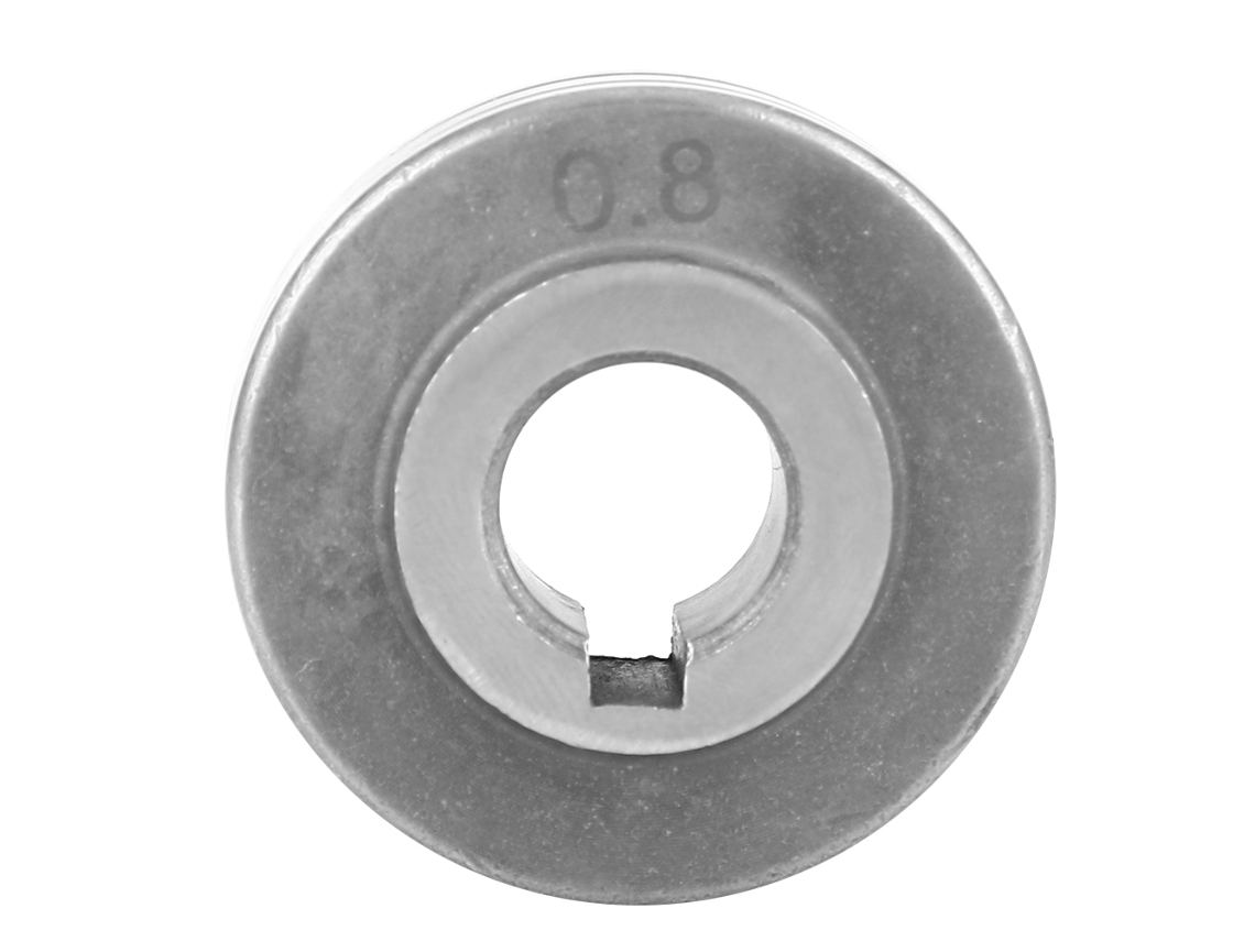 Rolo de alimentação de arame OTC de aço de tamanho duplo para guia de alimentação de arame de soldagem (0,8-1,0 mm)