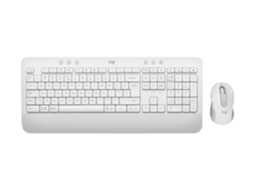 Teclado LOGITECH Signature Mk650 Combo For Business (Wireless - Inglês Branco) + Rato