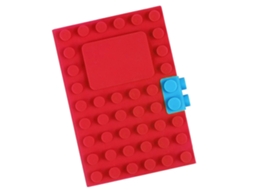 Caderno A6 com design criativo de blocos de construção, diário prático de escrita recarregável de 100 páginas da Slowmoose Office