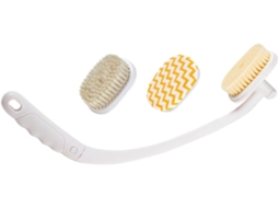 Escova De Banho Com Cabo Longo Para Costas E Corpo, Escova De Massagem Com Cabeça Substituição Portátil Para Chuveiro