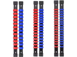 Suporte Para Soquetes De 6 1/4, 3/8 E 1/2 Polegadas Para Caixa De Moedas De Plástico.