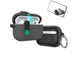Estojo para fones de ouvido sem fio com trava automática integrada para AirPods Pro 3 GIECY