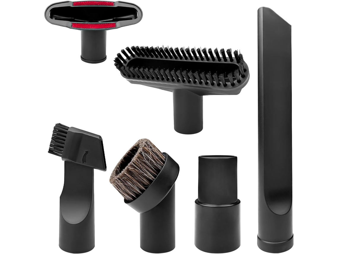 Conjunto De 6 Escovas Para Aspirador De Pó Para Limpeza De Lençóis/sofás/carros Zeuxo