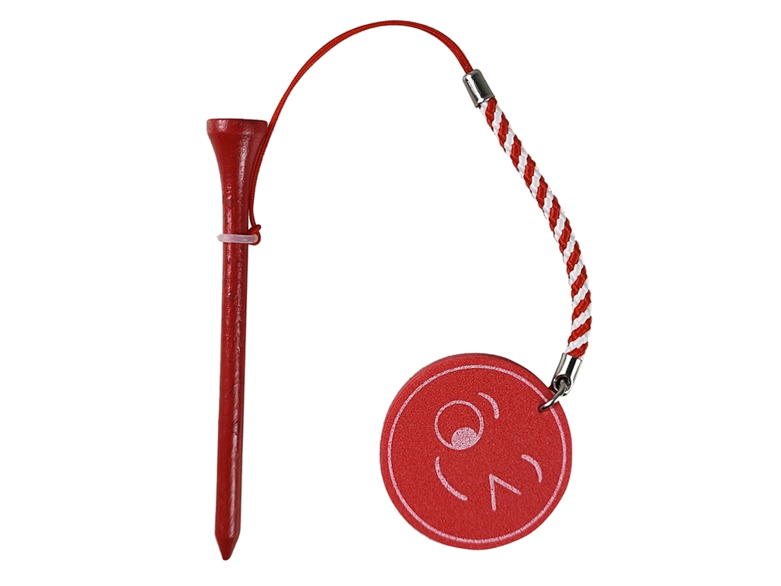 Suporte para Bolas de Golfe em Madeira, Corda Anti Queda AQUAFORGE