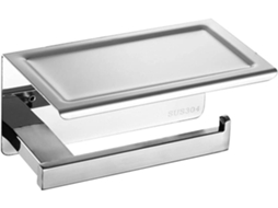 Suporte Para Papel Higiênico Com Prateleira, Suporte De Parede Em Aço Inoxidável Para Papel Higiênico, Acessórios Para