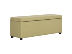 Vidaxl Banco C/ Compartimento De Arrumação 116 Cm Poliéster Verde