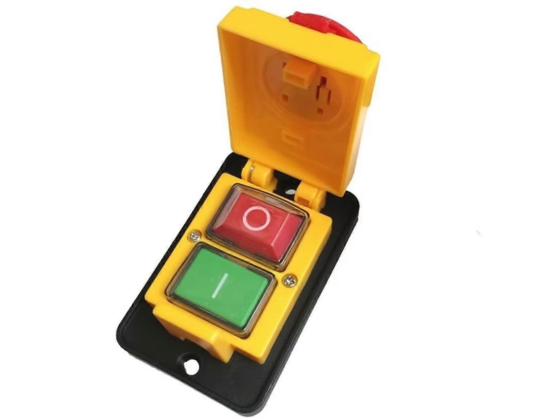 Dz05 Interruptor De Botão Parada Emergência Eletromagnético Trifásico 7 Polos, 400 V, Ip55, Perfeito