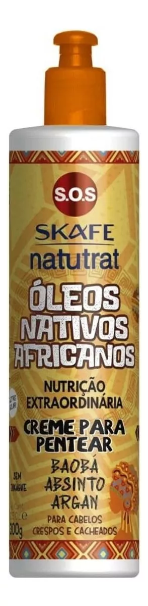 Creme para Pentear Natutrat S.O.S. Óleos Nativos Africanos 300G KERAFORM