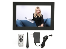 Quadro de Fotos Digital EOOCOO com tela IPS de 10 polegadas e controle remoto