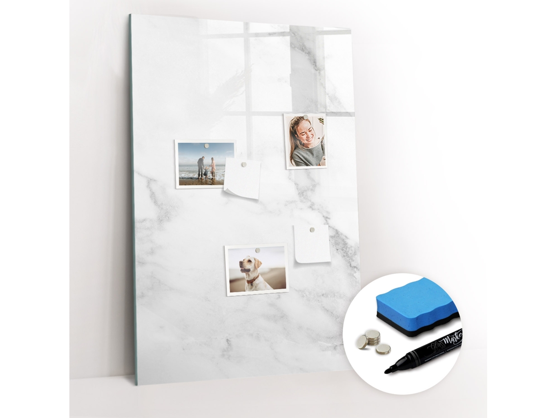 Quadro Magnético Mármore Para O Quarto Das Crianças Espelharte (60x90 Cm)