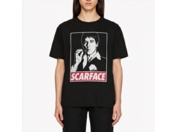 Rockinstone Scarface Movie Obey Tony Black Adult T-shirt Size:s