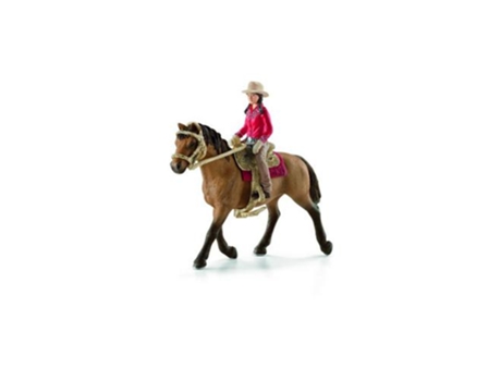 Figura  Cowgirl com Cavalo
