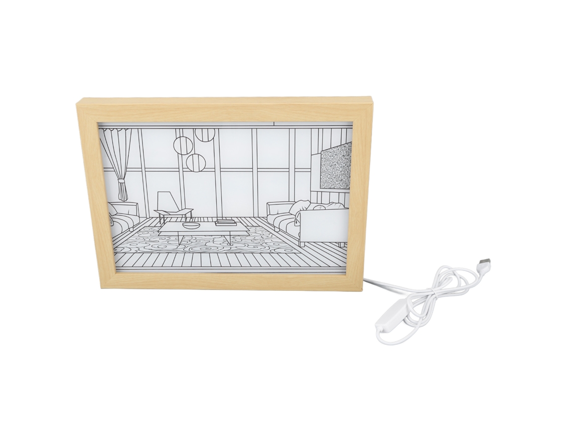 2026 lâmpada de Pintura Decorativa Led com Usb Estilo Anime Japonês Playa Simula Sol para Quarto Sala Escritório
