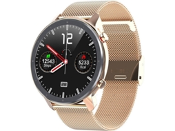 Smartwatch 1.3 Tela Personalizada Ekg Frequência Cardíaca Pedômetro Calorias Monitoramento Fitness Ip68 Ios Android Yizhood (ouro)