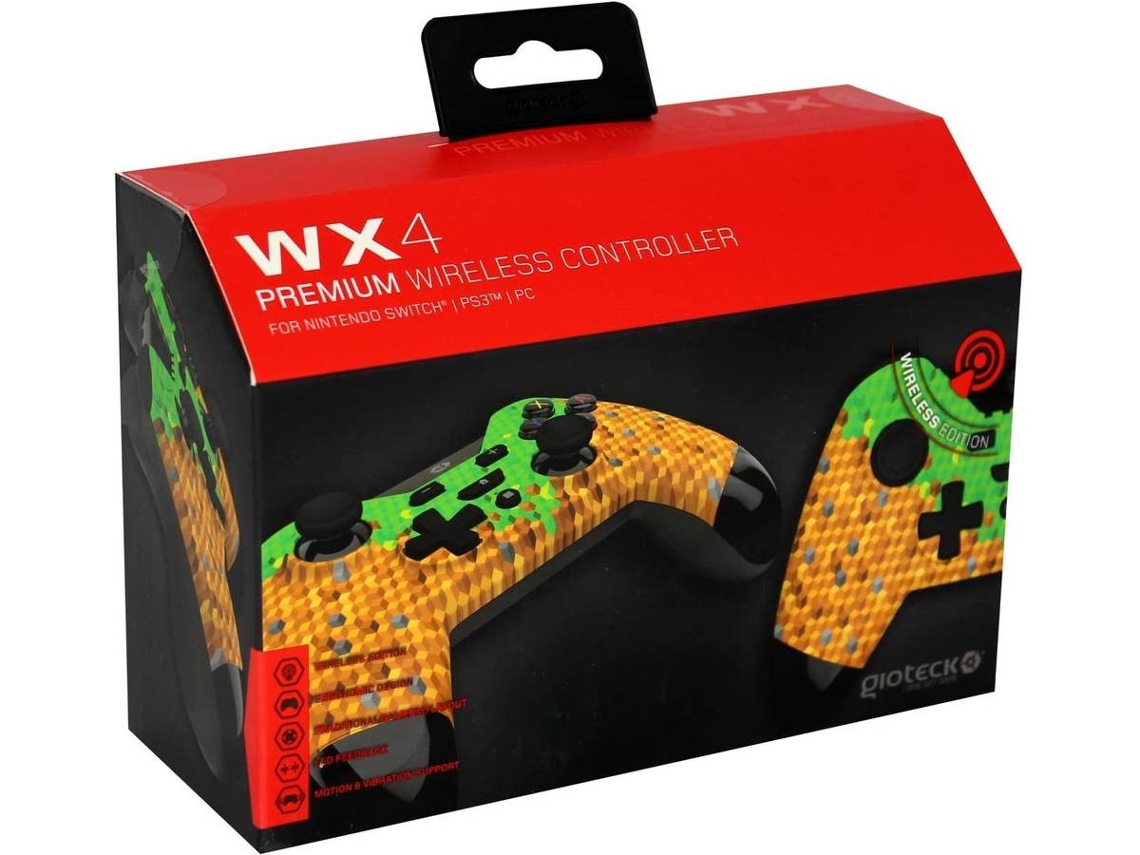 Comando para Nintendo Switch GIOTECK WX-4 Verde (Wireless)