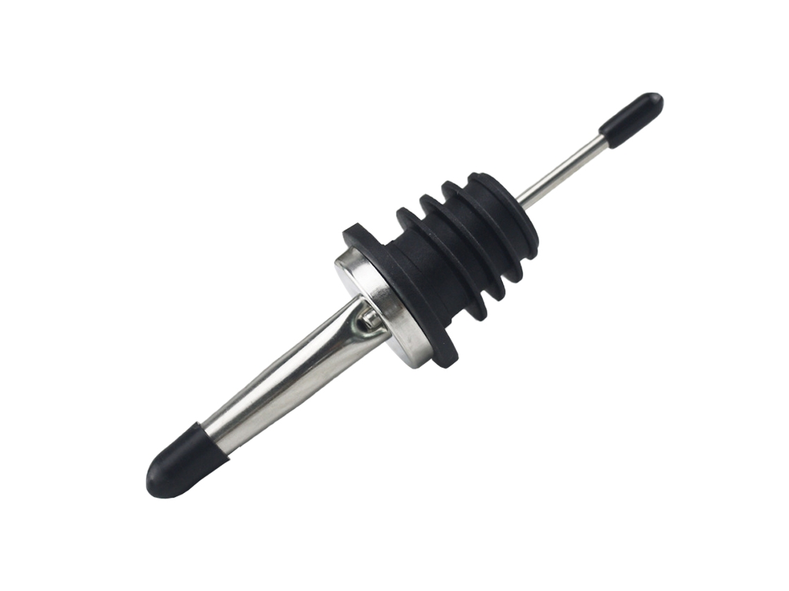 Ferramenta Bico de Vinho Aço Inoxidável 12Pcs-304-Tampa Preta Totalmente Selada Classic Pourers Garrafa Cônico para Se UISAVE