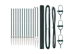 Conjunto 1 Painéis De Cerca Vidaxl Verde Aço (25 X 1,6 M)