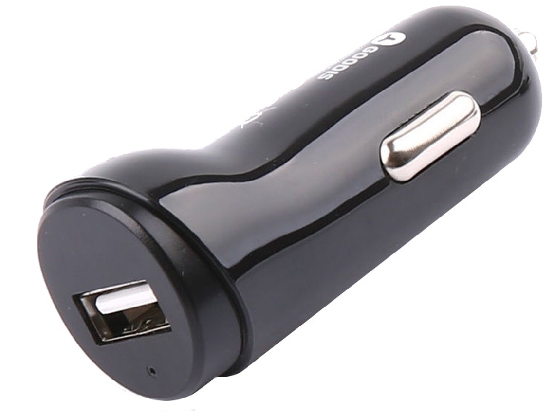 Adaptador Auto Goodis 5v-2.4a Preto (Outlet Caixa Aberta)