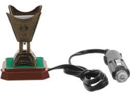 Difusor de fragrância elétrico decorativo de metal para carro, 12V-12W