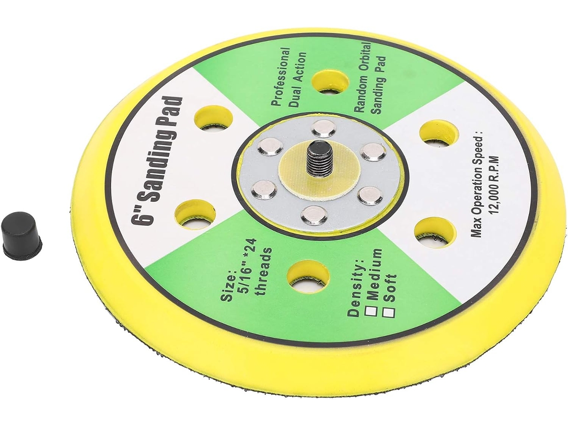 Disco De Lixa Universal 6 Polegadas Para Esmerilhadeira, Disco De Lixamento E Polimento Com 6 Furos