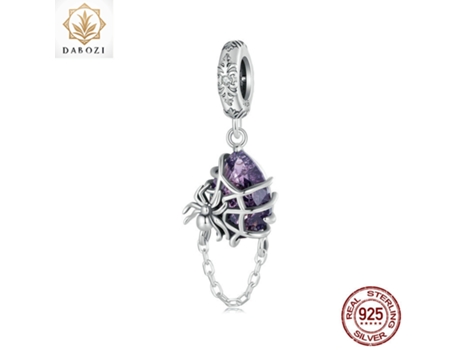 Pingente Dabozi De Aranha De Halloween Para Pulseira E Colar