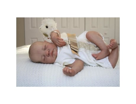 Boneca Bebê Reborn - Não Especificado - 19 Polegadas - Silicone Macio - Corpo Em Algodão - Realista