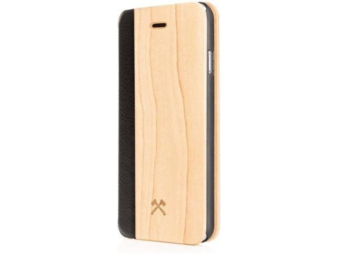 Capa iPhone X, XS TUCANO Ecoflip Maple Castanho