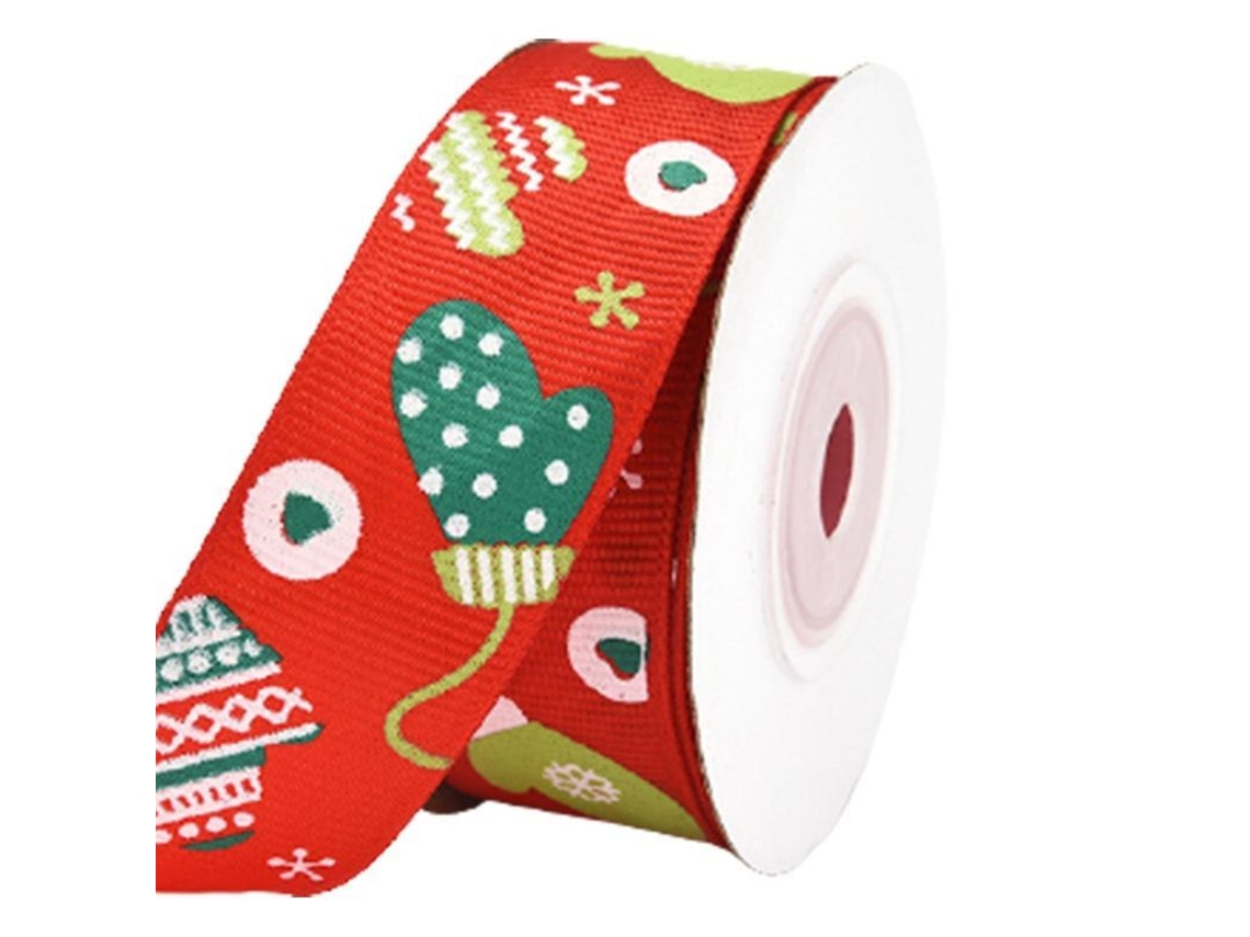 Lindas fitas natalinas para decoração de árvore de Natal faça você mesmo