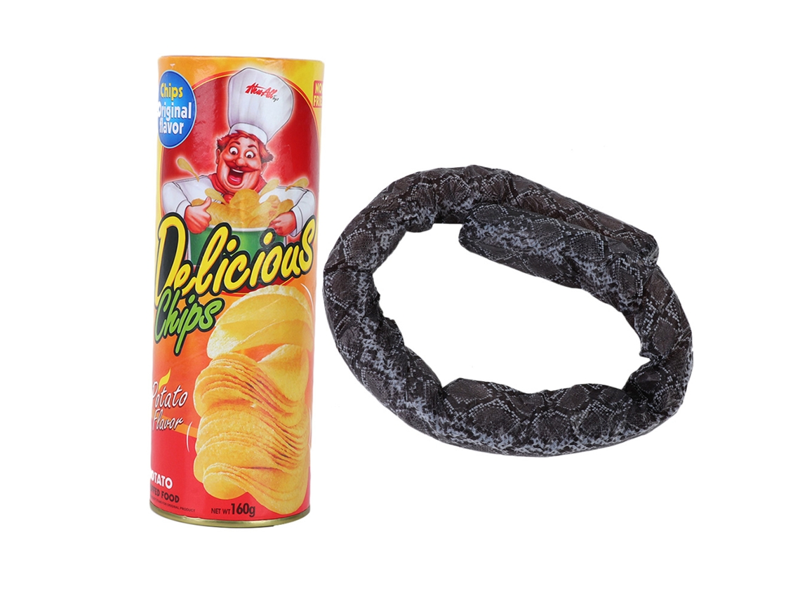 Ats juguete Truco Mágico de Papa Fritas Serpiente de Resorte para Bromas Decoración de Fiesta Halloween
