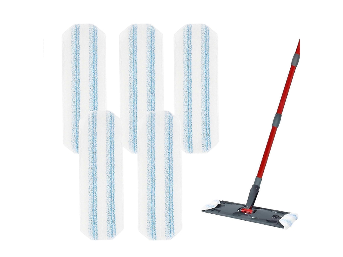 5 Pacotes Capas Esfregão Microfibra Vileda H2pro, Refis Absorventes, Laváveis E Reutilizáveis 0131