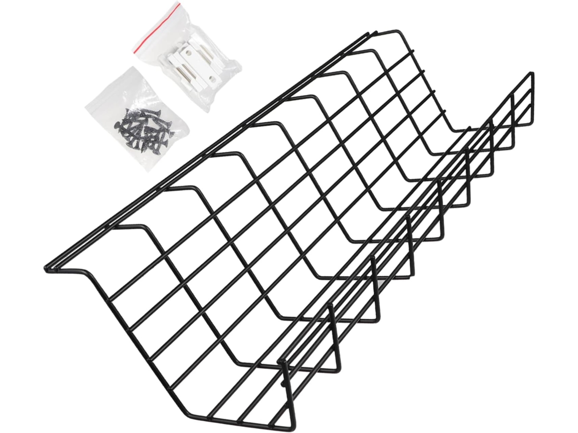 Organizador De Cabos Para Debaixo Da Mesa (1 Peça), Armazenamento Prático Para Réguas De Energia.