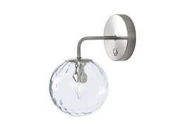 Candeeiro de Parede TEAMSON HOME (Metal - Prateado - 26,2 cm)