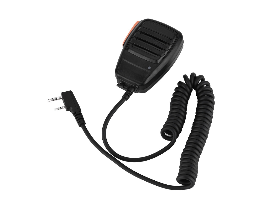 Microfone de mão alto-falante para comunicadores de rádios Kenwood/quansheng/baofeng Uv5r/888s-aquaforge
