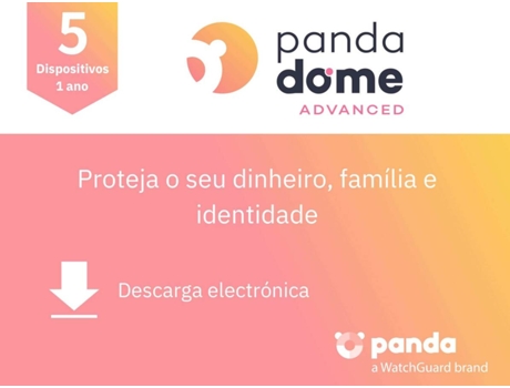 Software PANDA Dome Advanced (5 Dispositivos - 1 ano - PC)