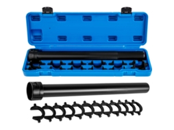 Kit de Ferramenta Ligação Direção Interna 13 Peças 12 Adaptadores Placa Cauda Peixe Tubo Acionamento 12,7 Mm Aço Resistente para Manutenção Automóveis